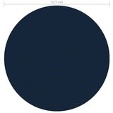  Plutajući PE solarni pokrov za bazen 527 cm crno-plavi | shoptok.hr