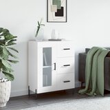 Maison Chic Komoda - Predalnik bela 69,5x34x90 cm inženirski les, (21716229) | Shoptok.si