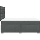  Krevet box spring s madracem tamnosivi 120 x 190 cm tkanina | shoptok.hr
