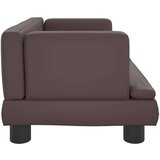  Dječja fotelja smeđa 60 x 40 x 30 cm od umjetne kože | shoptok.hr