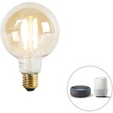 Calex Smart E27 zatemnjena do topla LED svetilka G95 zlata 7W 806 lm 1800K - 3000K Cene