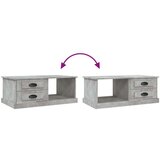 vidaXL Stolić za kavu boja betona 90x50x35 cm konstruirano drvo | shoptok.hr