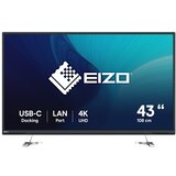 Eizo FlexScan EV4340X-BK LED display 108 cm (42.5) 3840 x 2160 pixels 4K Ultra HD Black Eizo FlexScan EV4340X-BK LED display 108 cm (42.5) 3840 x 2160 pixels 4K Ultra HD Black Slike