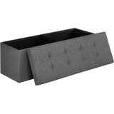  Tabure s Organizatorom za Odlaganje - Tamno Siva | shoptok.hr