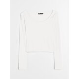 Sinsay Pamučna bluza s dugim rukavima | shoptok.hr