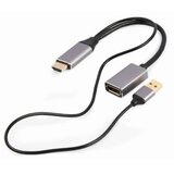  HDMI adapter GEMBIRD A-HDMIM-DPF-02 Active 4K HDMI male to DisplayPort female adapter, black | Eponuda.ba