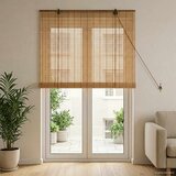 Rolo zavjesa Smeđa 90 x 220 cm Bambus Cene