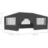 Profesionalni šator za zabave 4 x 6 m antracit 90 g/m² | shoptok.hr