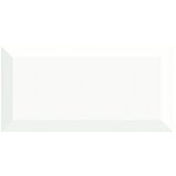  Stenska ploščica Metro (10 x 20 cm, Bele barve, Sijaj) | Shoptok.si