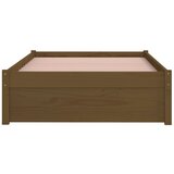  Okvir za krevet boja meda od masivnog drva 90 x 190 cm mali | shoptok.hr
