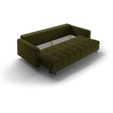 Cosmopolitan Design Zelena sklopiva/s prostorom za odlaganje sofa od bouclé tkanine 222 cm Bali – | shoptok.hr