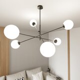  Luster na šipci LINEAR 6xE14/10W/230V crna/bela | Eponuda.com