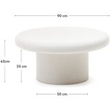 Kave Home Okrogla vrtna miza ø 90 cm Addaia - | Shoptok.si