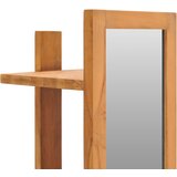 Zidno ogledalo s policama 30 x 30 x 120 cm od masivne tikovine | Eponuda.com