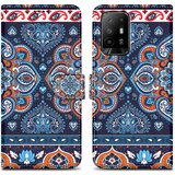 Cadorabo Primer združljiv z Oppo - Design Blue Mandala št. 1 - Zaščitni pokrov z magnetnim zapiranjem, funkcijo stojala in režo za kartico, (20694368) | Shoptok.si