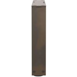  noge jedilne mize v-oblika 2 kosa naravno jeklo 40x(30-31,3) cm | Shoptok.si