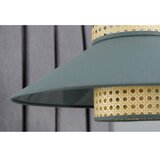  Duolla - Visilica na sajli RIO RATTAN 1xE27/15W/230V prečnik 45 cm zelena/ratan | Eponuda.com