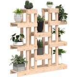  Stalak za biljke 104 5 x 25 x 109 5 cm od masivne borovine | shoptok.hr