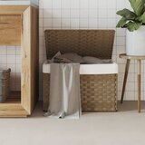  Košara za rublje s poklopcem 55,5 x 35 x 34 cm od poliratana | shoptok.hr