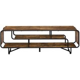  TV stalak 140 x 36 x 45 cm Dimljeni hrast Konstruirano drvo - Dimljeni hrast 140 x 36 x 45 cm | shoptok.hr