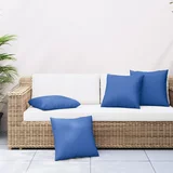 Ukrasni jastuci 4 kom kraljevsko plavi 50 x 50 cm od tkanine