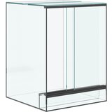 vidaXL Terarij s shranjevanjem Transparentno 30 x 30 x 40 cm Steklo - - Prozorna - 7.55 - 30 x 30 x 40 cm - 2025- | Shoptok.si