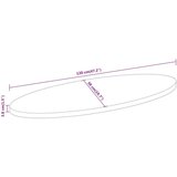 Stolna Mizna plošča 120x50x3,8 cm ovalna trden mangov les, (21410965) | Shoptok.si