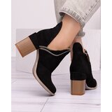 Resti Black women's insulated boots on a post Mukis - Footwear | ePonuda.com