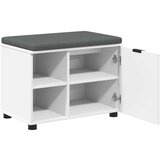  Haldna klop z blazino Enobarvno Bela 60 x 38 x 46 cm, (5000160678) | Shoptok.si