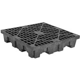 Justrite PE prestrezna kadica iz PE regenerata, kadica za sode 4 x 200 l, velika prostornina, prestrezna prostornina 276 l | Shoptok.si