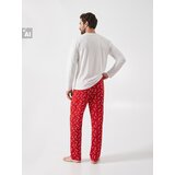 Sinsay Pamučna božićna pidžama s jazavčarom | shoptok.hr