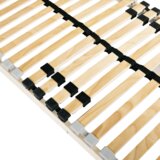 vidaXL električna krevetna baza smeđa 120 x 190 cm cijelo bukvino drvo | shoptok.hr