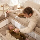 Kinderkraft Putni krevetić LEODY UP, Beige | shoptok.hr