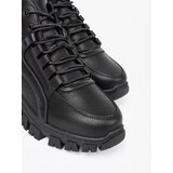 Sergio Leone Black lace-up hiking boots with a thick sole | ePonuda.com
