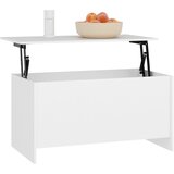  Stolić za kavu sjajni bijeli 102x55,5x52,5 cm konstruirano drvo | shoptok.hr