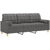  Trosjed s ukrasnim jastucima tamnosivi 180 cm od tkanine | shoptok.hr