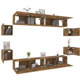  8-dijelni set TV ormarića boja dimljenog hrasta drveni | shoptok.hr