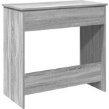 vidaXL Pisalna miza siva sonoma 80x40x75 cm konstruiran les | Shoptok.si