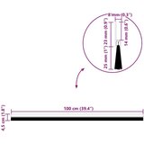 vidaXL Samolepljiva tesnila za vrata 2 pcs Rjava 100 cm | Shoptok.si