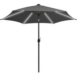  Vrtni suncobran LED s aluminijskim stupom 300 cm antracit | shoptok.hr