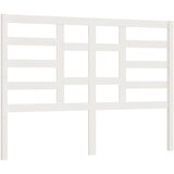 Maison Chic posteljno vzglavje - vzglavna omarica - nočna omarica belo 166x4x104 cm trdna borovina, (21705607) Cene