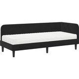  Kutni okvir kreveta Crna 80 x 200 cm Baršun | Eponuda.com