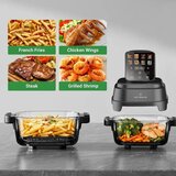 Just Perfecto JP-AF4GL staklena friteza na vrući zrak 1500 W, 1,5 L + 4 L | shoptok.hr