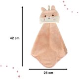  Dječji dječji ručnik za ruke 42x25cm roze zec | shoptok.hr