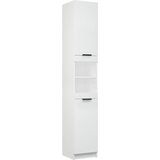 Maison Chic Kopalniška omarica - Kopalniški kabinet bela 32x34x188,5 cm konstruiran les, (21794602) Cene