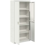 Ormarić Omarica za shranjevanje 2 pcs Bela 90 x 40 x 200 cm Jeklo, (5000152800) | Shoptok.si