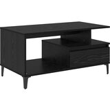 vidaXL Kava Stol Crni hrast 90 x 49 x 45 cm Konstruirano drvo | shoptok.hr