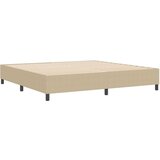  Okvir kreveta svijetlo zelene sive boje 200x200 cm od čvrste tkanine | shoptok.hr