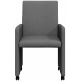  Blagovačke stolice s kotačima 2 pcs Tamno siva 57 x 66 x 94 cm | Eponuda.ba