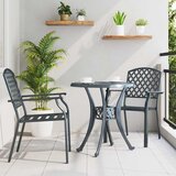  Vrtna stolica 2 pcs Antracit 56 x 65 x 89 cm Čelik | shoptok.hr